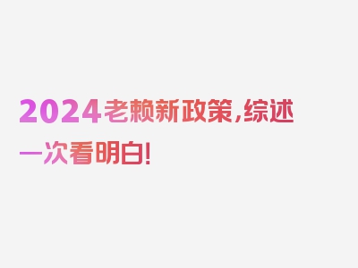 2024老赖新政策，综述一次看明白！